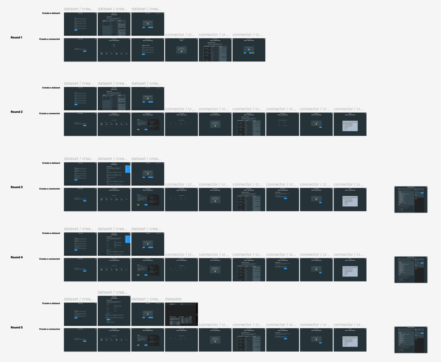 Iterating on the designs